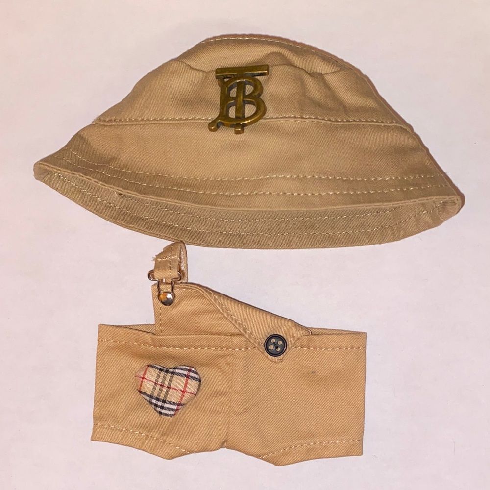 Labubu Luxury Overalls & Bucket Hat Set Labubu Clothing Labubu Outfit